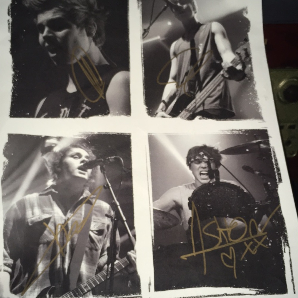 Limited Edition signed 5SOS Poster